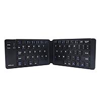 Portronics Chicklet Bluetooth Rechargeable Foldable Keyboard – Black | 1 Year Warranty