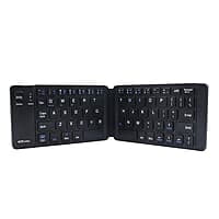 Portronics Chicklet Foldable QWERTY Keyboard, Mini Pocket Sized, Rechargeable, Bluetooth Wireless, One Touch Connect Button