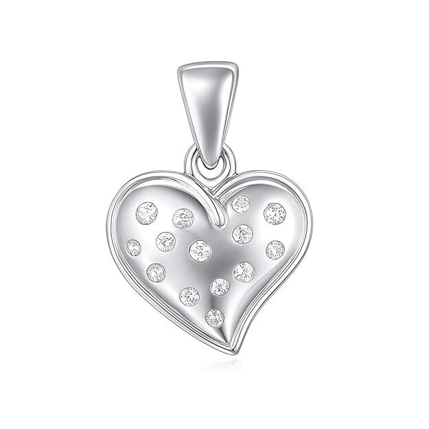 Silver Heart Pendent/Dollar for Women
