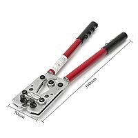 Mechanic Rotating Dies Crimping Hand Tool (6 to 50 Sq Mm) Cable Lug Crimping Plier