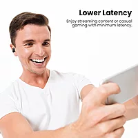 Portronics Twins S3 – TWS Earbuds, 20H Playtime, Black, Bluetooth 5.0, IPX4 Water Resistant, Touch Control, Deep Bass, Lightweight Design, Perfect for Calls and Music, Quick Charge, Compact Case.
