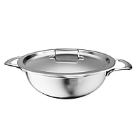 Lifelong LLTPDK003 Triply Deep Kadai with Riveted Handles with Stainless Steel Lid 2.8 litres Capacity 24 cm