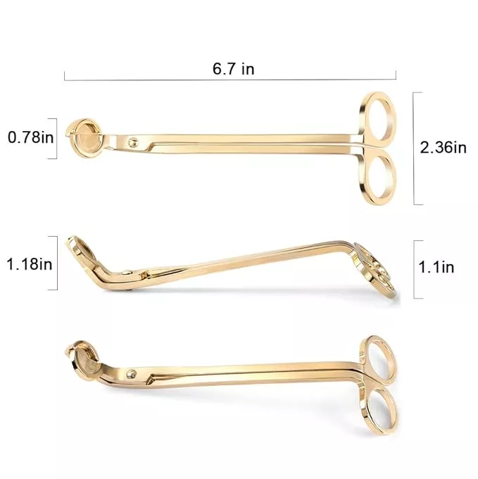 Candle Accessory - Wick Cutter (Gold)