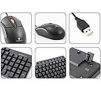 Zebronics Judwaa 555 USB Wired Mouse and Keyboard Combo – Reliable Performance for Computer/Laptop | Plug & Play