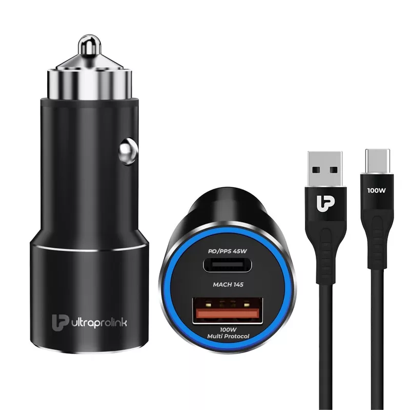 Ultraprolink UM1160 MACH 145 145W Car Charger with Cable