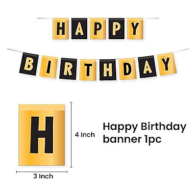 The Magic Balloon- Happy 70th Birthday Combo Kit with 30pcs Printed Balloons 1 Banner Pack of 31pcs