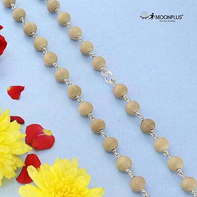 Silver Thulasi Ayyappan Mala–Sacred Tulasi Beads for Ayyappa Silver Thulasi Ayyappan Mala–Sacred Tulasi Beads for Ayyappa