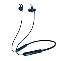 ZEBRONICS Yoga 9 with 45 Hours Backup, Bluetooth v5.2 Wireless Neckband, ENC Calling, Gaming Mode (Upto 50ms), Voice Assistant, Dual Pairing, Splash Proof and Type C