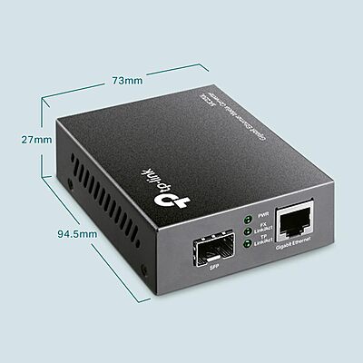 TP-Link Omada Gigabit SFP Media Converter , MC220L