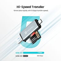 Portronics Mport 30 Card Reader with Type C