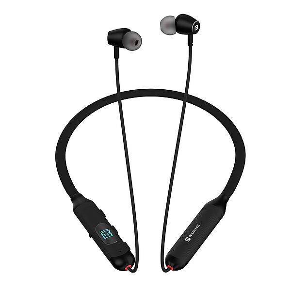 Portronics Harmonics Z8 Bluetooth In-Ear Headset – V5.3, Type-C, Magnetic Latch, LED Display
