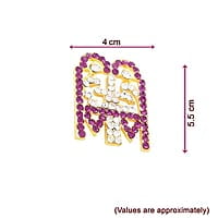 God Ornament Amman Thali with red and white stone