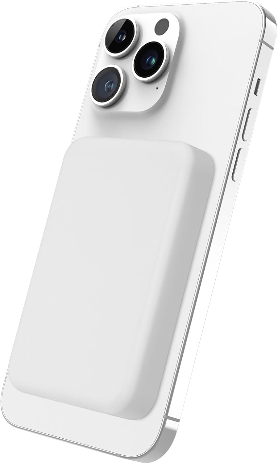 Champion Magnetic Wireless Power Bank , PD Fast Charging Sleek Design for iPhone 15, 14, 13 and 12 Series (White) Champion Magnetic Wireless Power Bank , PD Fast Charging Sleek Design for iPhone 15, 14, 13 and 12 Series (White)