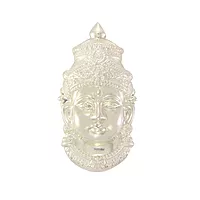 Sterling Silver Varalakshmi Face for Kalash Decoration and Varalakshmi Pooja