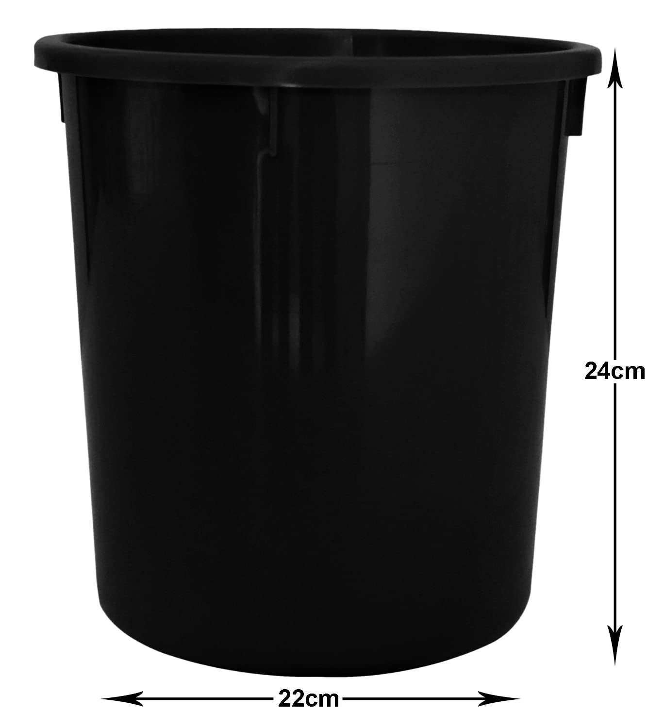Plastic Dustbin Round 5 Ltr