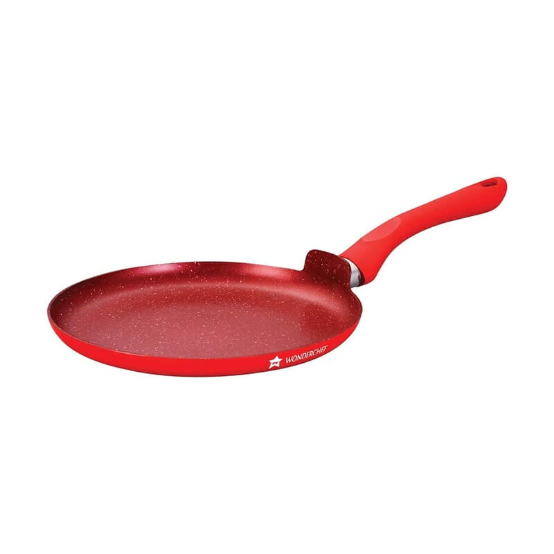 Wonderchef Royal Velvet Non-Stick Dosa Tawa 3 mm  28cm Non-Stick Tawa Virgin Grade Aluminium