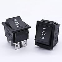 DPDT 16 Amp 6 Pins Mini Toggle Switch - 3 Position ON/Off/ON for Car, Auto, and Boat DPDT 16 Amp 6 Pins Mini Toggle Switch - 3 Position ON/Off/ON for Car, Auto, and Boat