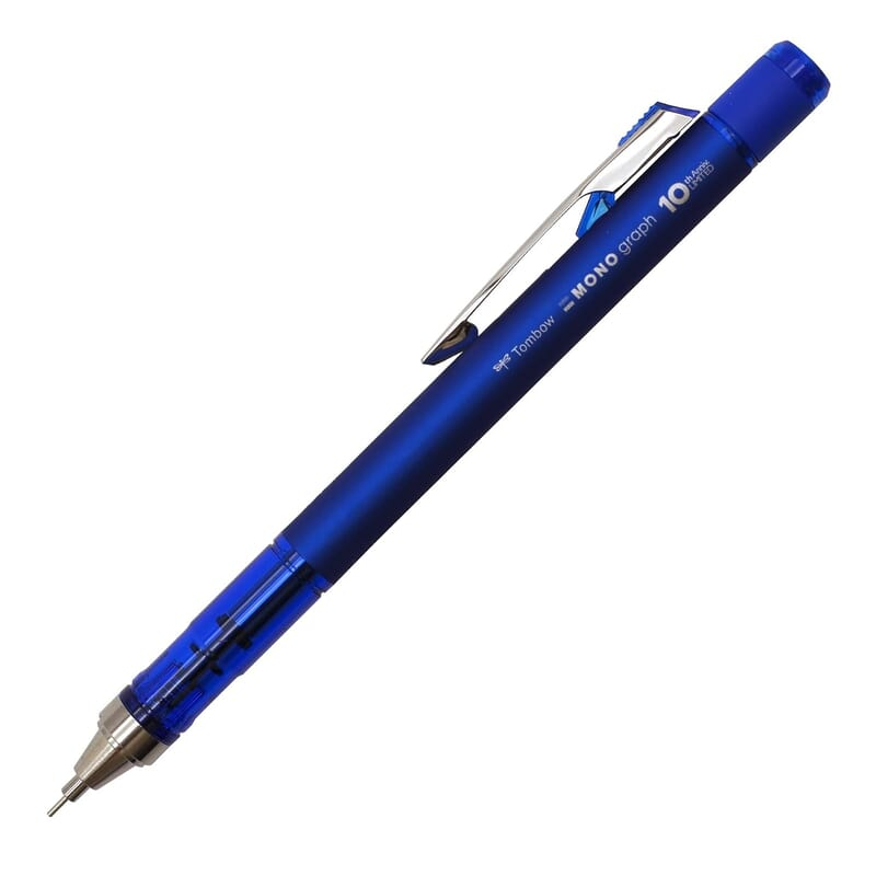 TOMBOW MECH PENCIL 0.5MM - DPA 164 MONO GRAPH GRIP LIMITED ANNIVERSARY MONO BLUE