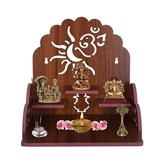 Sehrawat Brothers Wooden Pooja Mandir for Home & Office SB015 Sehrawat Brothers Wooden Pooja Mandir for Home & Office SB015