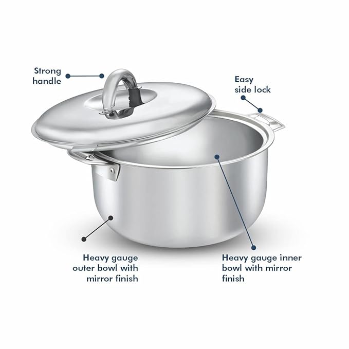 "Signora Ware Blaze 'N'  Cool Casserole with Steel Lid 3 Liter