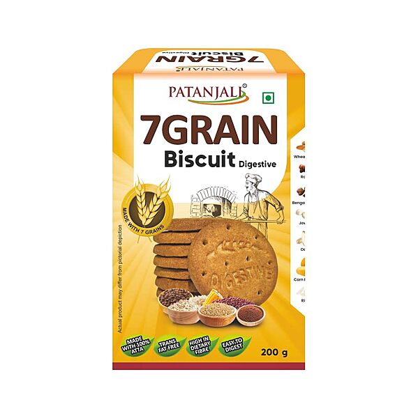 PATANJALI 7 GRAIN BISCUIT 200GM