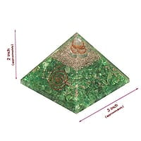 Green Orgonite Pyramid