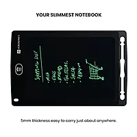 Portronics POR 1383 RuffPad 8.5E LCD Writing Pad – 8.5 Inch, Re-Writable, Safety Lock, Black