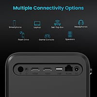 Portronics Beem 460 Smart LED Projector with 1080p Full HD, 4000 Lumens 10W Speakers