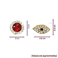 God Ornament Gold Plated Amman Face/Mugam,Crown/Kireedom and Attigai/Necklace