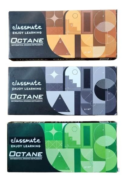 Classmate Octane Geometry Box Plastic Board (Pack Of 1)