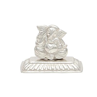 God Ornament Silver Vinayagar Idol God Ornament Silver Vinayagar Idol