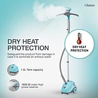 Havells Glanzo Garment Steamer 1650 Watt (blue and grey) 2 year warranty,1.5 L tank
