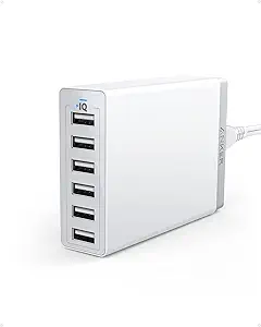 Raspberry Pi Cluster Power Supply - Anker Power Port 6 (60W)