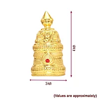 God Ornament Gold Plated Full Round Crown