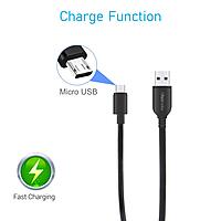 Portronics Konnect Core Mini Long Micro USB Cable – Fast Charging & Reliable Power for Micro USB Devices