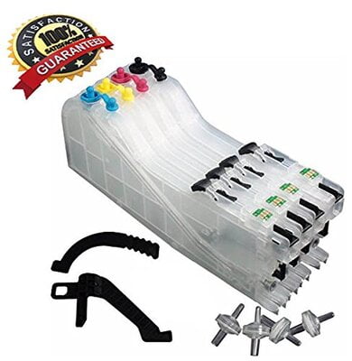 Empty Long Refillable Cartridge LC583 LC585 Compatible for Brother MFC 3720 and MFC 3520 Printers (Cyan, Magenta, Yellow, Black) Empty Long Refillable Cartridge LC583 LC585 Compatible for Brother MFC 3720 and MFC 3520 Printers (Cyan, Magenta, Yellow, Black)