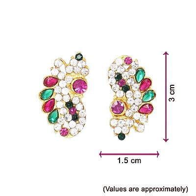 God Ornament Multi-stone bindi/thilagam/Pottu