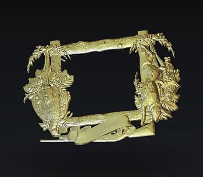 3D Carving Mirror Frame 018