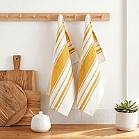 Striped Kitchen Towel Set of 2