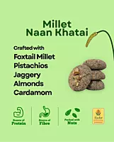 Millet Naan-Khatai - 200 g | with Cow Ghee | Gluten Free