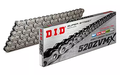 D.I.D Chain 520 Pitch x 118 Links (ZVMX) D.I.D Chain 520 Pitch x 118 Links (ZVMX)