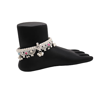 Sterling silver Chain Type Anklets/Payal