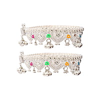 Sterling silver Chain Type Anklets/Payal