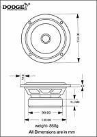DE525K-01 Kevlar cone Woofer 5.25" 8Ohms 75 Watts (2 Pcs) DE525K-01 Kevlar cone Woofer 5.25" 8Ohms 75 Watts (2 Pcs)