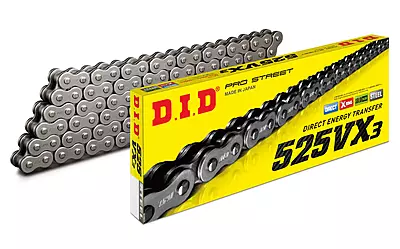 D.I.D Chain 525 Pitch 118 Links (VX3)