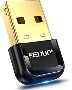 USB Bluetooth 5.3 Adapter for PC, USB Bluetooth Dongle Support Windows 11/10/8.1 Plug and Play for Desktop, Laptop, Mouse, Keyboard, Printers, Headsets, Speakers. Not Suitable for Mac iOS or Linux