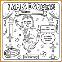I Am a Dancer – Colour & Frame Kit