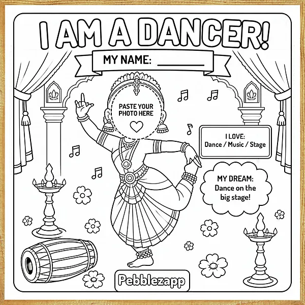 I Am a Dancer – Colour & Frame Kit