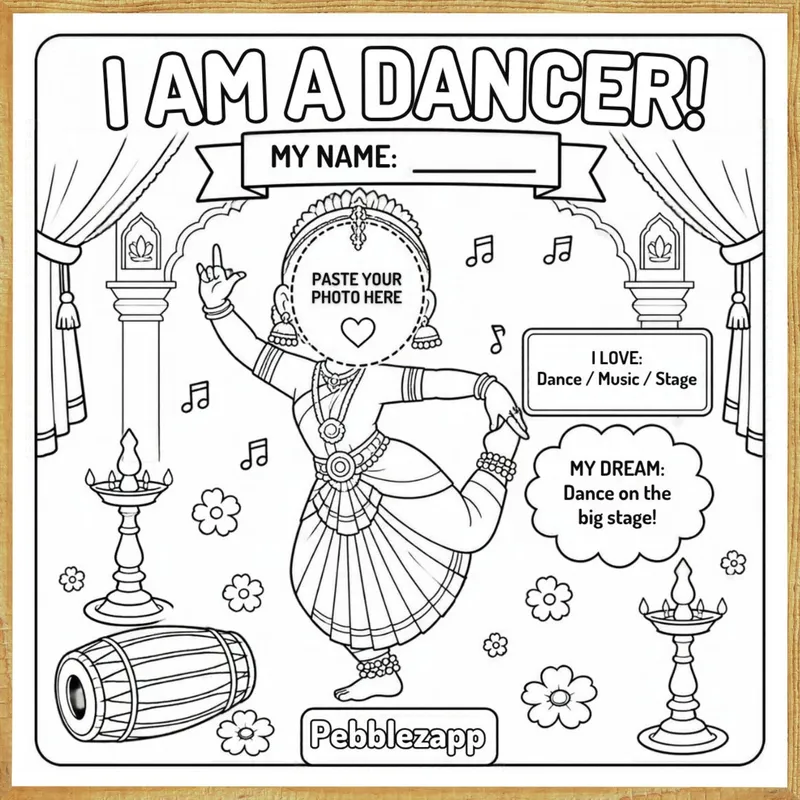 I Am a Dancer – Colour & Frame Kit