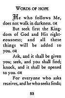 Thus Spake the Christ